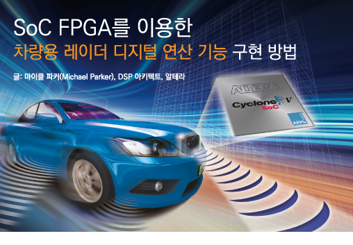 * soc fpga를 이용한 차량용 레이더 디지털 연산 기능 구현 방법 *