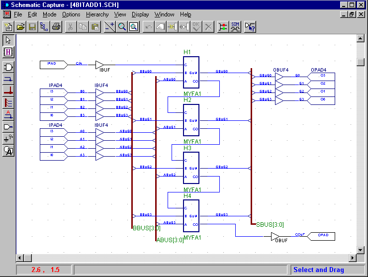 4-Bit Adder Schematic